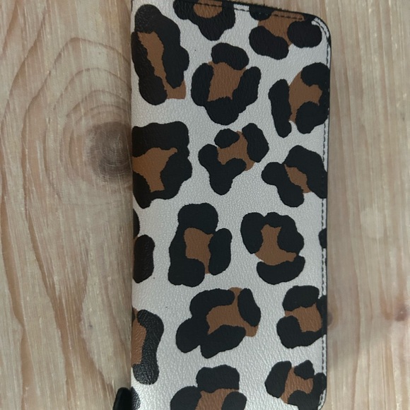 Coach Animal Print Zip-Around Wallet - Picture 2 of 4